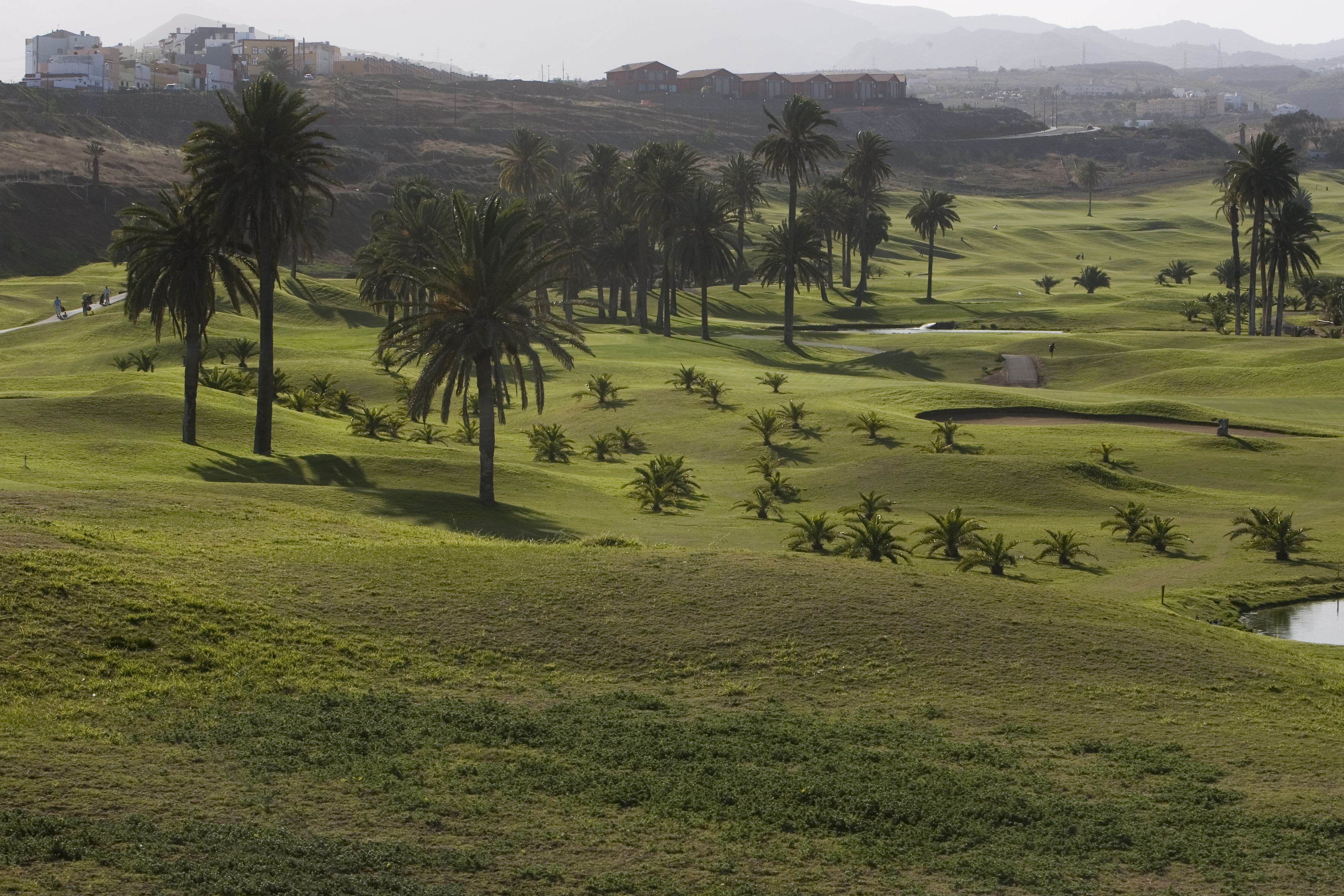 View of El Cortijo on the island of Gran Canaria