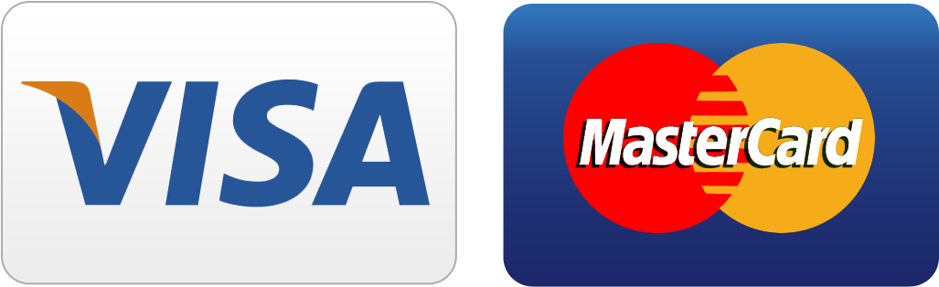 Mastercard and Visa logo